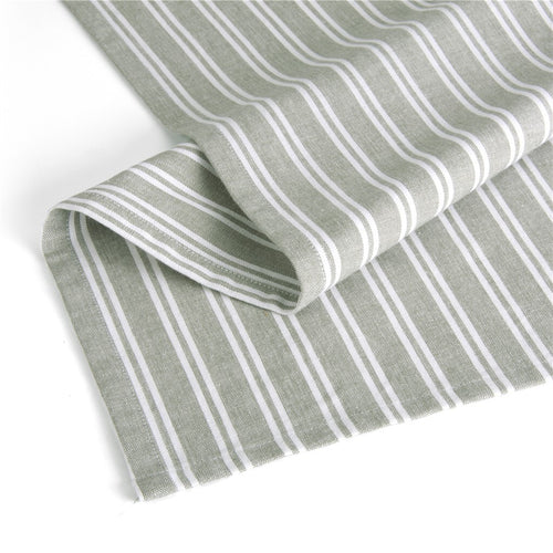 Walra - Keukenset Dry w. Cubes Uni, Stripes & Blocks - 3x 50x70 cm - Legergroen