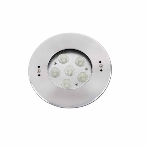 Faro Edel - LED buiten inbouwspot mat nikkel IP68