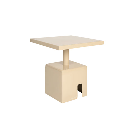 Zuiver Chubby Bijzettafel Vierkant 40x40 cm Beige - vtwonen shop