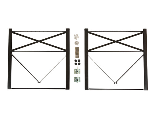 MaximaVida onderstel Berlijn bouwpakket voor inklapbare biertafel - onderstel 75 cm zwart gecoat - vtwonen shop