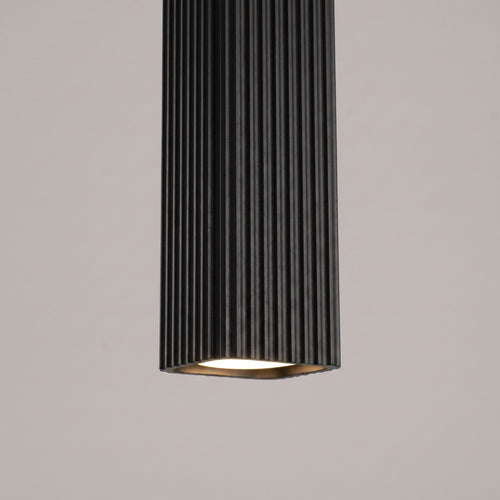 Sollux Lighting Hanglamp RAYO 1 zwart - 8x8x118cm