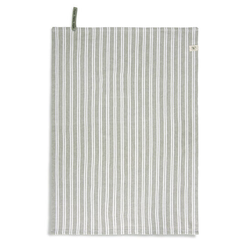 Walra - Keukenset Dry w. Cubes Uni, Stripes & Blocks - 3x 50x70 cm - Legergroen