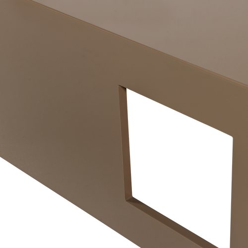 vtwonen salontafel Modern - MDF/Hout - Hoogglans Zand - 40x88x88