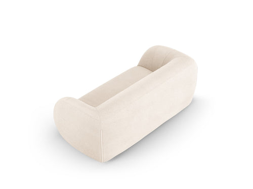 Cosmopolitan Design Bank Essen 2-zits, boucle, beige - 95x210x86cm