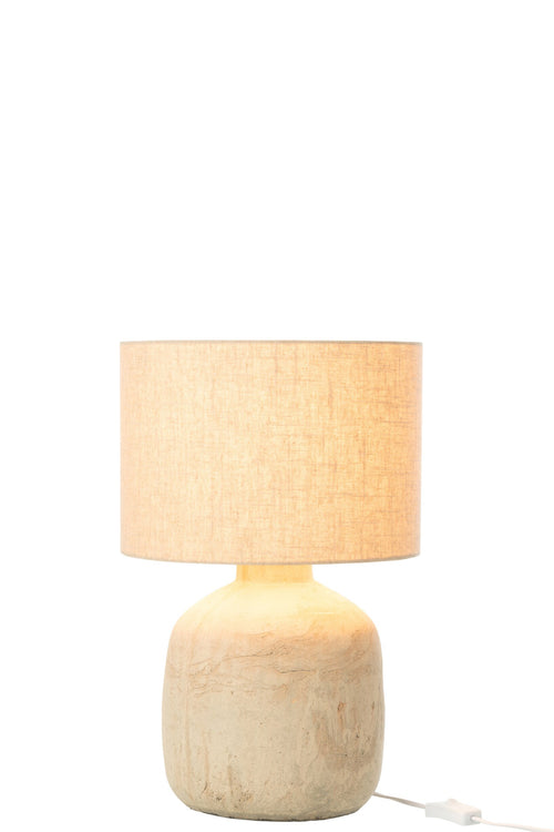 J-Line lamp Mia - keramiek/terracotta - beige - small