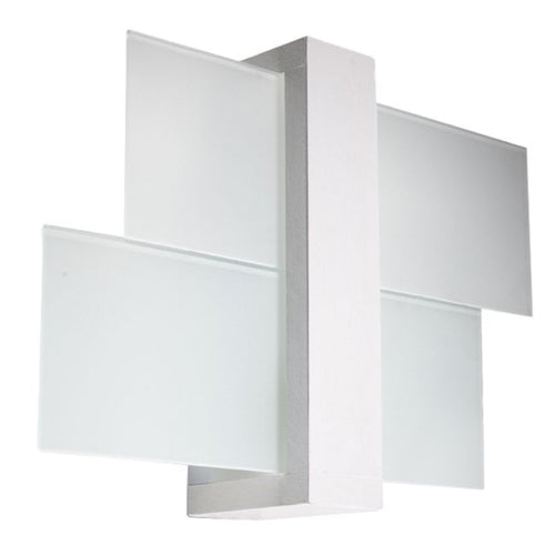 Sollux Lighting Wandlamp FENIKS 1 wit - 43x12x30cm