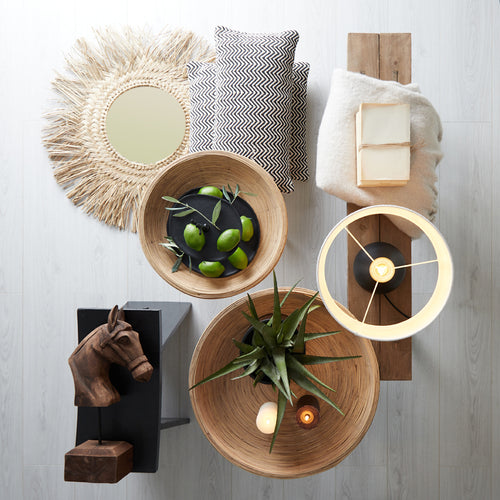Light & Living bank SAFANE - bruin - 108x20x36.5cm