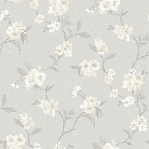 Borastapeter behang bloemen grijs - 53 cm x 11.2 m - 660145 - vtwonen shop