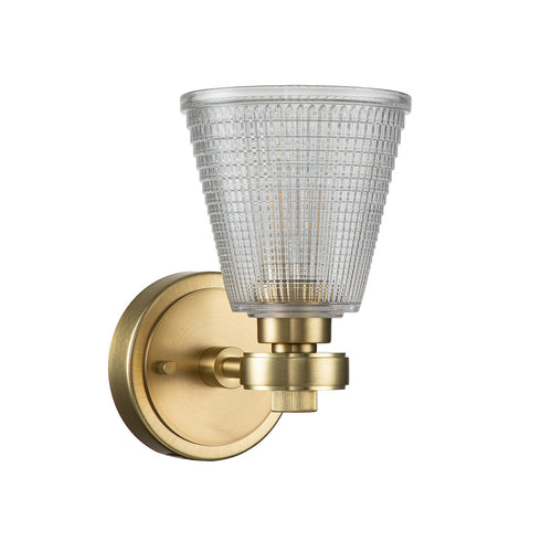 Elstead Gunnislake Wandlamp Geborsteld Messing, IP44