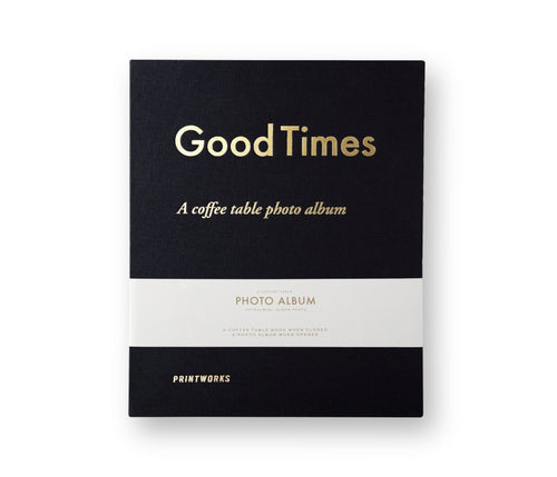 Printworks Fotoalbum - Good Times (L) - Zwart - vtwonen shop