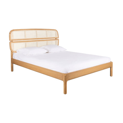 Zuiver Storm Bed Naturel/Webbing 160