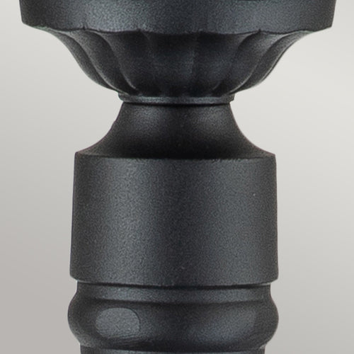 Elstead Chicago Buitenpaal Getextureerd Zwart, IP44