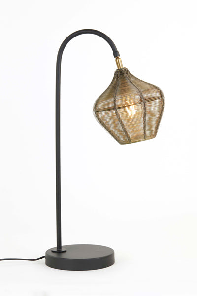 Light & Living tafellamp ALVARO - 27x20x61cm - brons