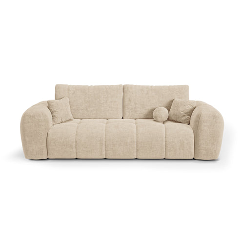 Premium Interiors - Slaapbank met opbergruimte SKY - kruisbinding beige 260cm