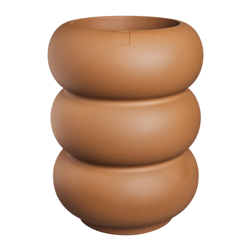 elho amber roll high 43 karamel | Bloempot |Premium statementdesign