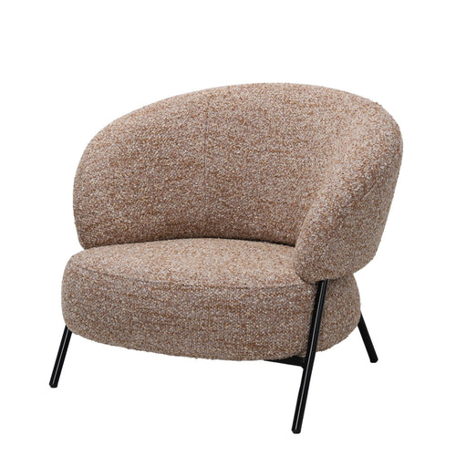 DÉJA Living Fauteuil Kumla - Taupe Stof - 85x85x70cm - vtwonen shop