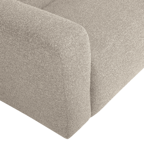 WOOOD 1,5-zits bank arm links Mojo Base - Bouclé - Beige - 74x145x97
