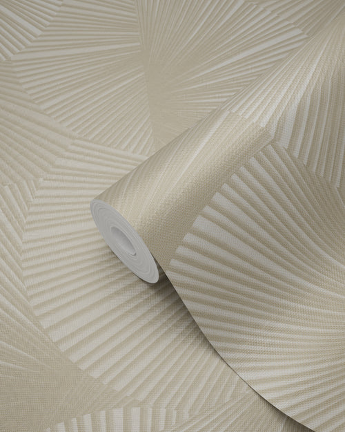 Origin Wallcoverings behang grafisch 3D motief taupe - 0.53 x 10.05 m - 348043 - vtwonen shop