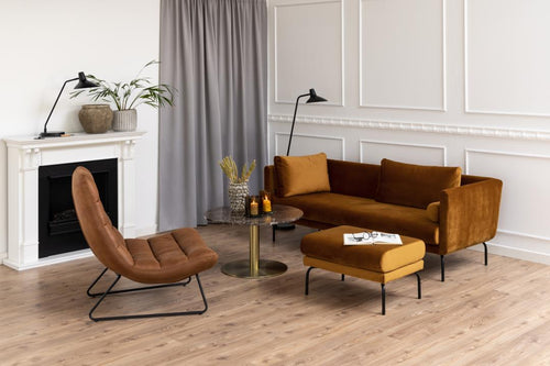 Rebellenclub Fauteuil Corby - Cognac - vtwonen shop