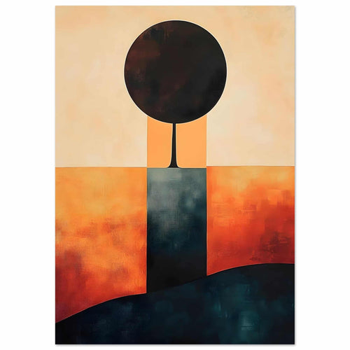 Artfulprints  Boho – Graphic dusk   poster A4 21x29.7 cm - vtwonen shop