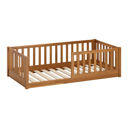 Petite Amélie  Montessori vloerbed Nid - 70x140 cm - Walnoot - vtwonen shop
