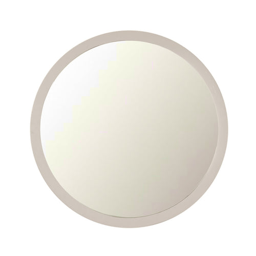 StarFurn Spiegel Dide - Rond Zandkleur Hout - 80x3x80cm