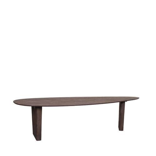 LABEL51 Eettafel Wow - Donkerbruin Mangohout - 300x130x75cm