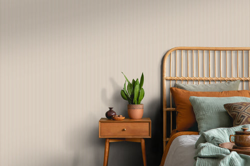 Sanders & Sanders behang strepen bruin - 50 x 900 cm - 935386