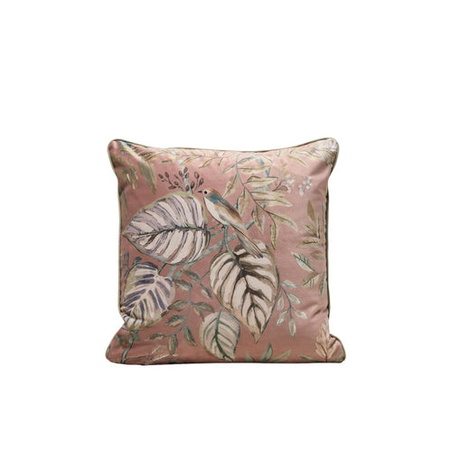 Madura Kussenovertrek Otonia terracotta en groen 40x40 cm