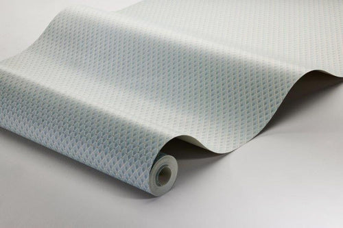 Borastapeter behang art deco motief lichtblauw - 53 cm x 10.05 m - 660935 - vtwonen shop