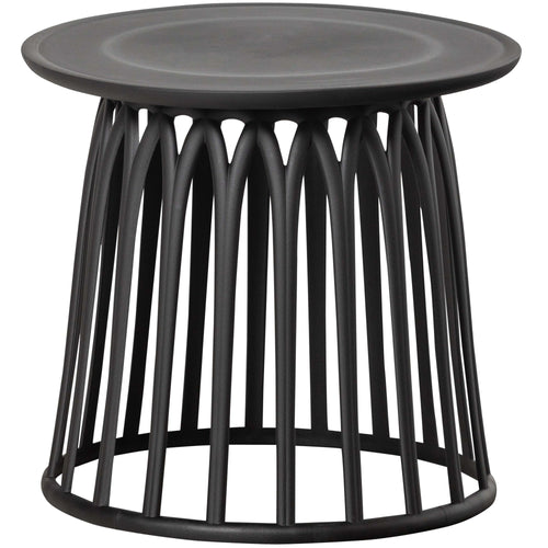 WOOOD bijzettafel binnen/buiten Boy - Kunststof - Zwart - Set van 2 - vtwonen shop