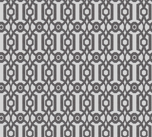 Livingwalls behang grafisch motief zwart en wit - 53 cm x 10.05 m - AS-390624 - vtwonen shop