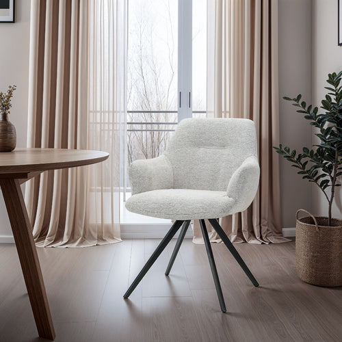 Livingfurn eetkamerstoel Sneak Natural - stof - vtwonen shop
