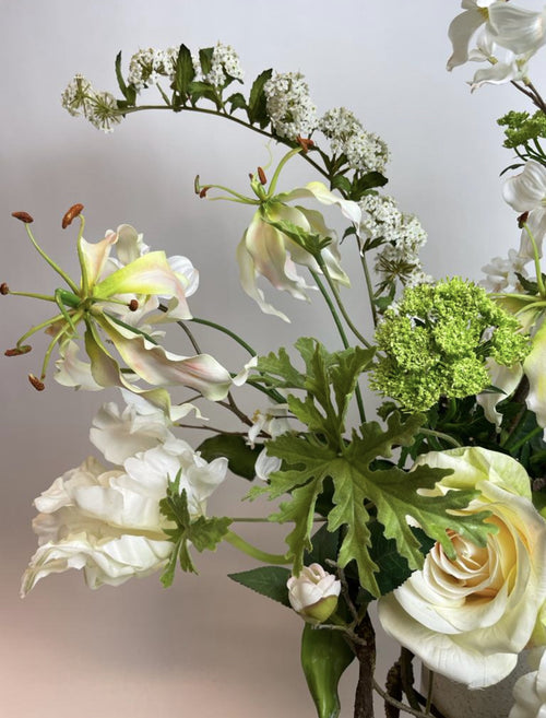 My Flowers.shop Wit zijden bloemen boeket White Lightning | Per boeket - vtwonen shop