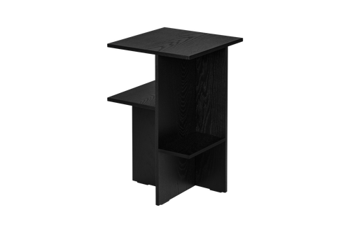 noo.ma ATIK Bijzettafel - Vulcano Black Oak - vtwonen shop