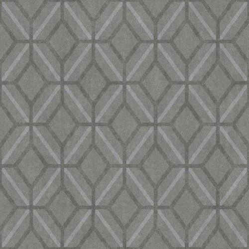 Borastapeter behang grafisch motief grijs - 53 cm x 10.05 m - 660551 - vtwonen shop