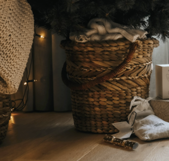 Return to Sender Gevlochten mand H33 cm bruin - waterhyacint - vtwonen shop