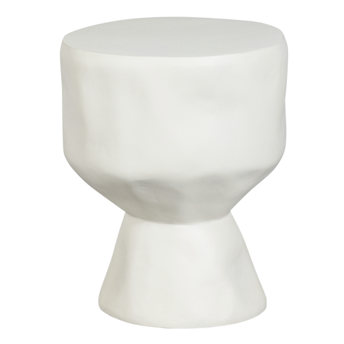 WOOOD bijzettafel Aur - Polymeer - Naturel - 50x40x40 - vtwonen shop