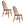 Housecraft Living Guez Eetkamerstoelen Hout Naturel - Set van 2