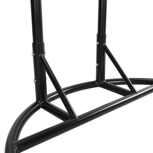 HOME DELUXE Hangstoel van touwwerk CADEIRA lichtgrijs - 2-zits