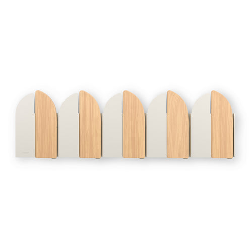 Umbra wandhaak Saloon - 43 x 2 x 14 cm - naturel/zand