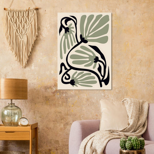 Artfulprints  Matisse – Ode to a green flower   poster A4 21x29.7 cm