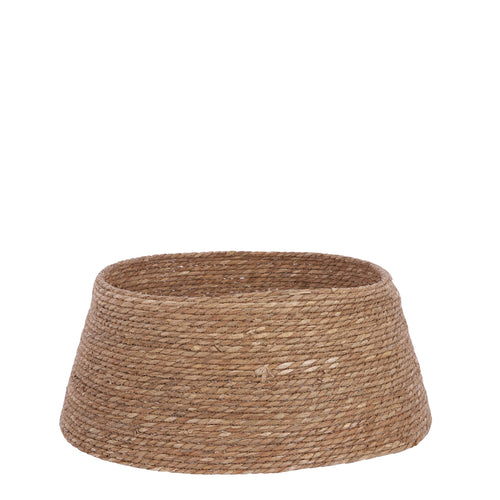 Mica Decorations Kerstboomrok - H26 x Ø58 cm - Zeegras - Naturel Bruin