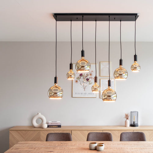 Atmooz hanglamp Hanoi - zwart - 110 x 31 x H 115 cm - E27