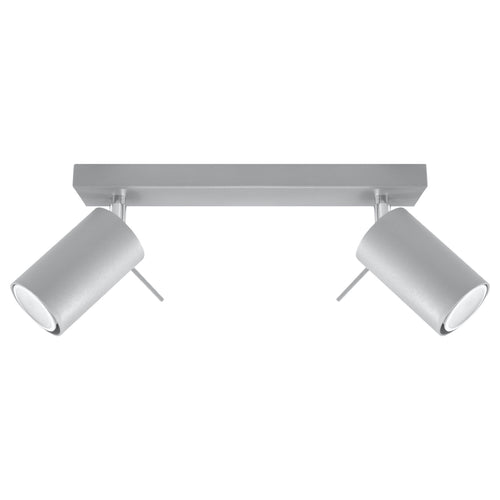 Sollux Lighting Plafondlamp RING 2 grijs - 30x6x16cm