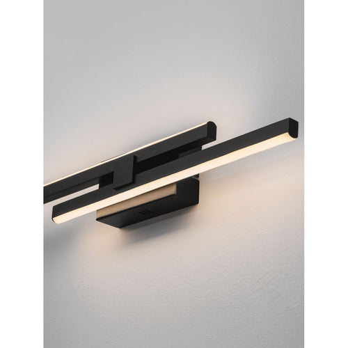 Nova Luce ANTAMA Geïntegreerde LED-wandlamp Sandy Black Triac dimbare LED 12W 510lm 3200K