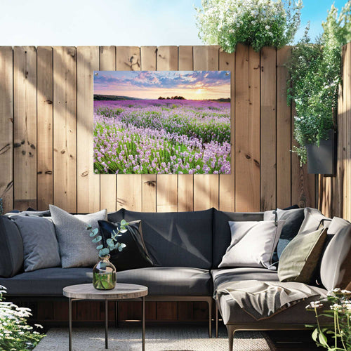 Reinders tuinposter Lavendelveld - 60x80cm