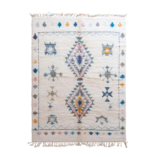 AFK Living vloerkleed Berber - handgemaakt - Wol - 120 cm x 170 cm