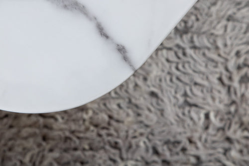 Rebellenclub Salontafel Ludlow - 80 x 80 cm - Wit