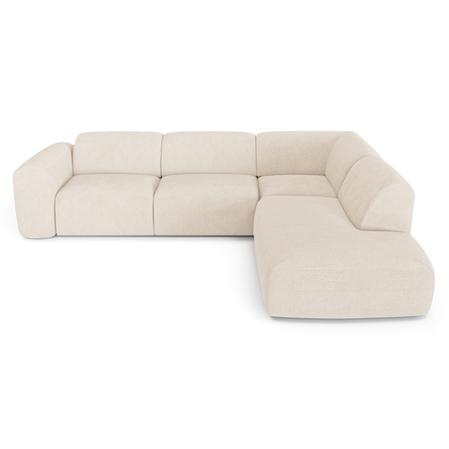 Sia Home - Rechte hoekbanken MYRA - Corduroy - Crème - 269cm - vtwonen shop